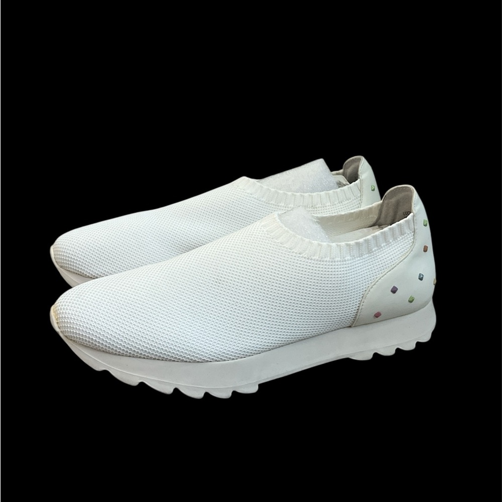 Nanette‎ Nanette Lepore Women's Lucky Sneaker, Ivory, 7.5 M US